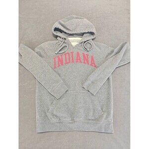 Redshirt Indiana Hoosiers Womens Small Gray Pullover Hoodie College Sweatshirt